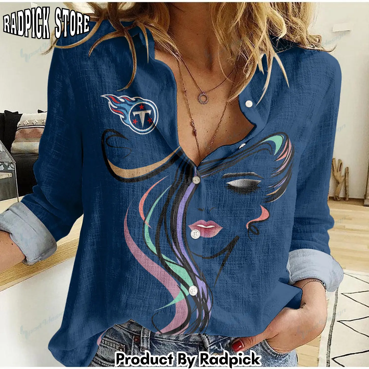 Radpick tennessee titans woman shirt rp66275